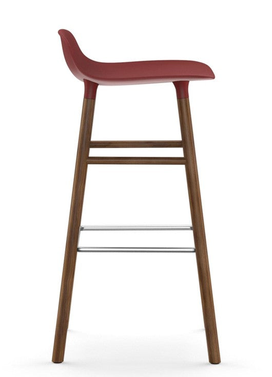 Taburete Form Nogal Rojo 75 cm
