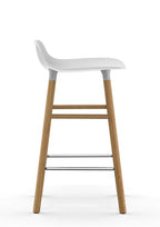 Taburete Form Roble Blanco 75 cm