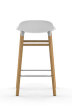Taburete Form Roble Blanco 75 cm