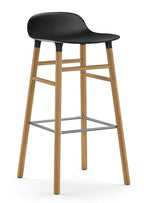 Form Stool Black Oak 75 cm