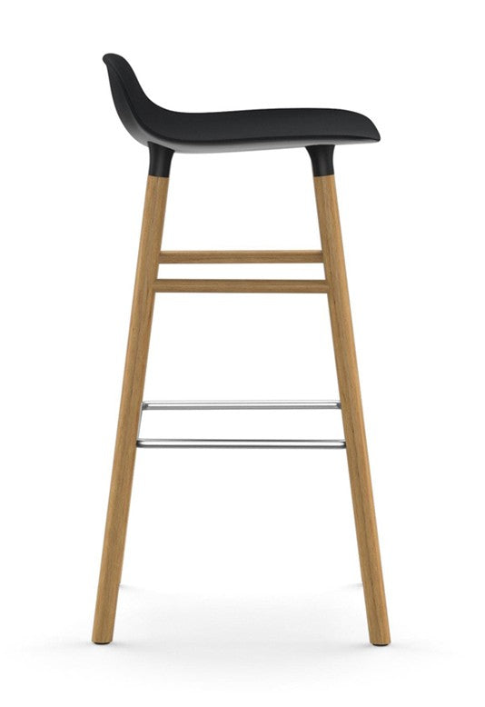 Taburete Form Roble Negro 75 cm