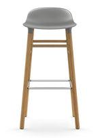 Taburete Form Roble Gris 75 cm