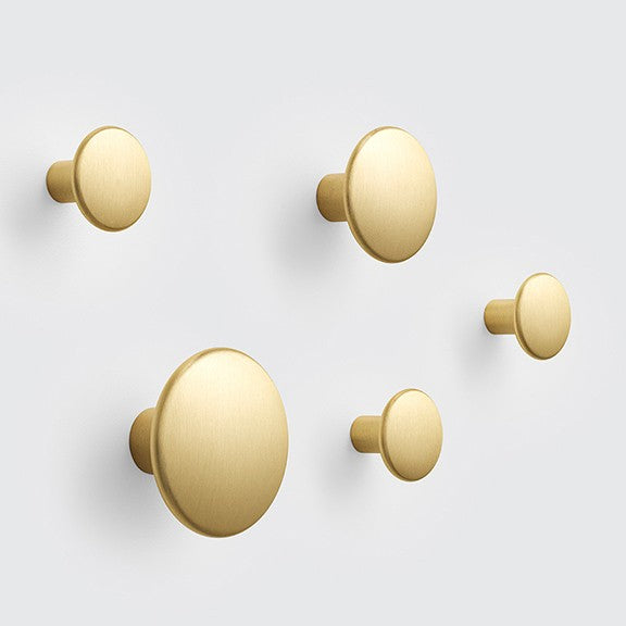 Coat racks | Dots metal brass