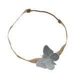 Butterfly Headband | Silver Grey