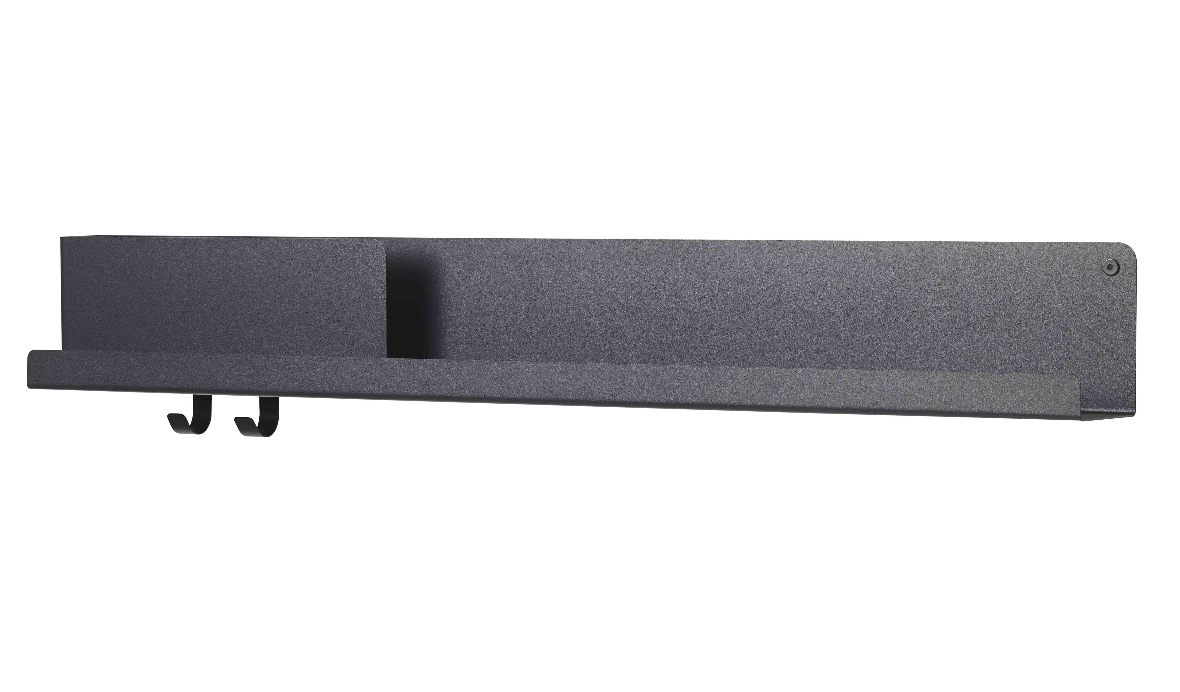 Large Black Folded Shelf