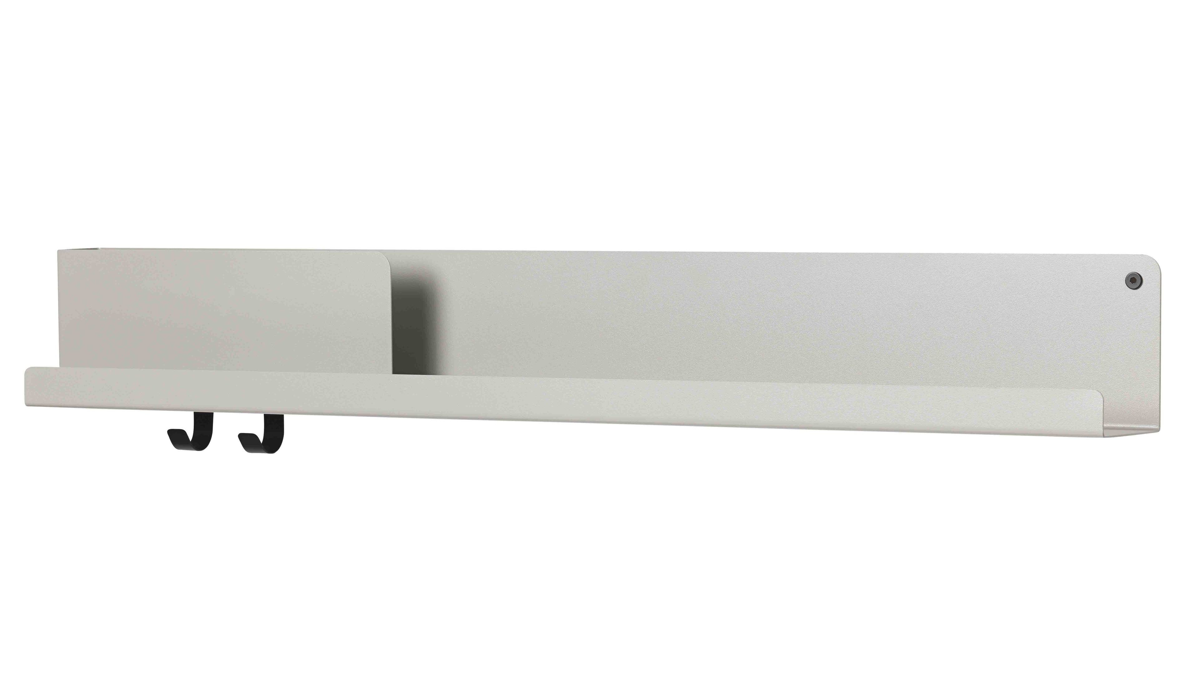 Folded large grey shelf