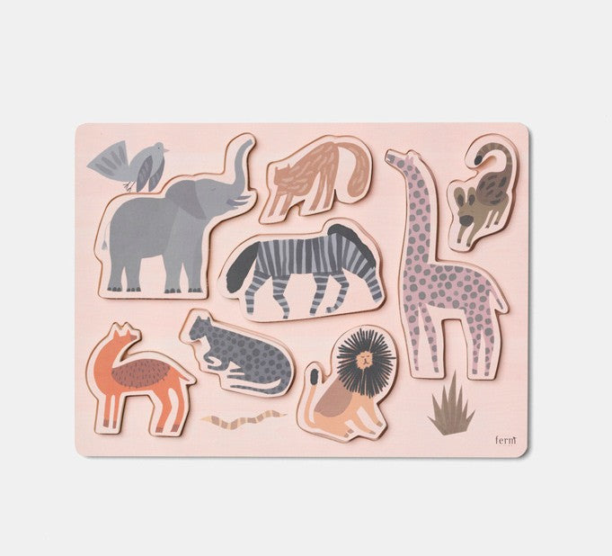 Puzzle De Madera | Safari