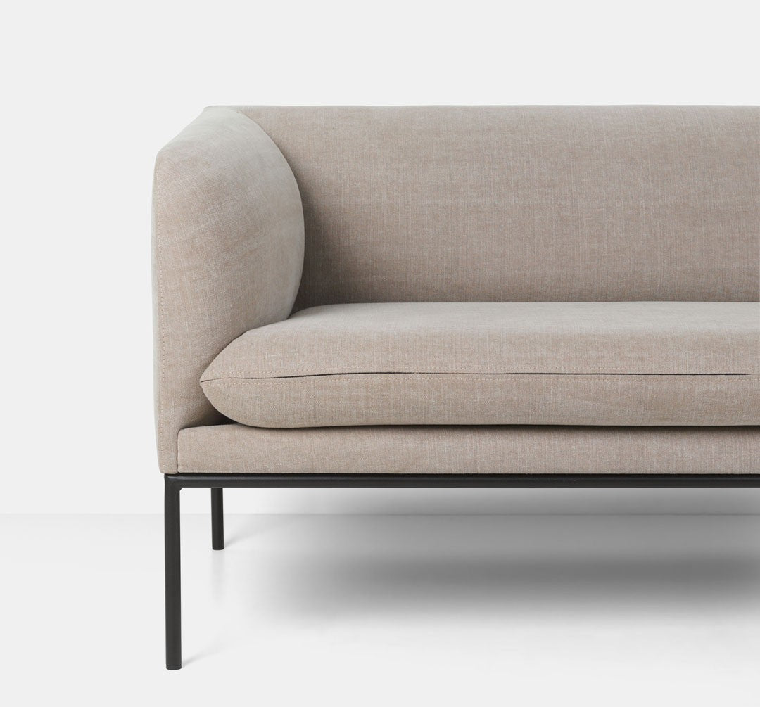 Sofa Turn 2 Algodon Lino Natural