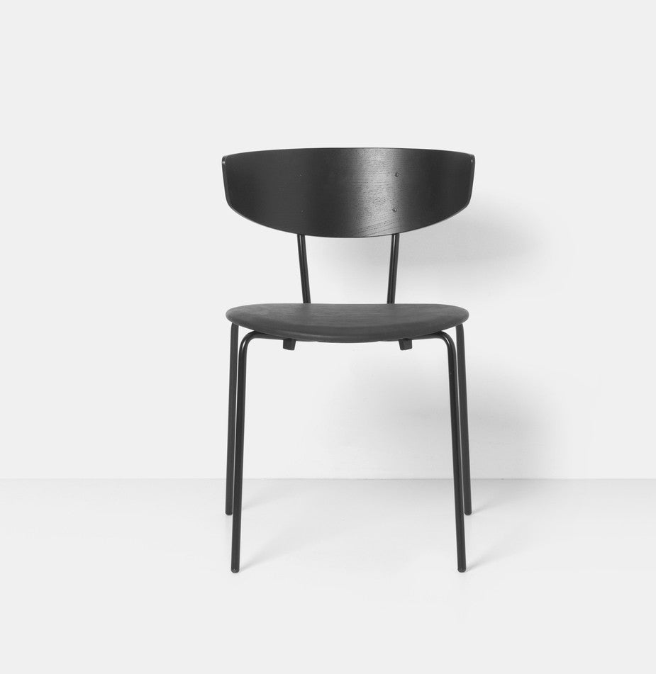 Silla Herman Piel negro