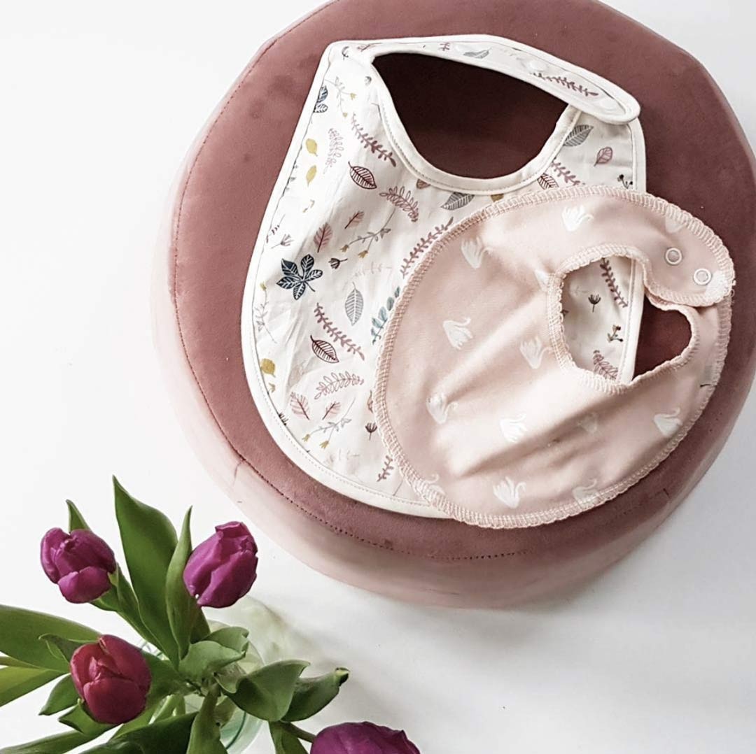 Babero | Pressed Leaves Rose