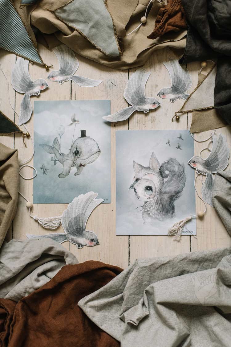 2-Pack Posters | Tiny Toffle / Dear Whalie