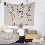 Alfombra de pared | Canvas Map