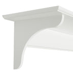 Étagère avec porte-manteaux