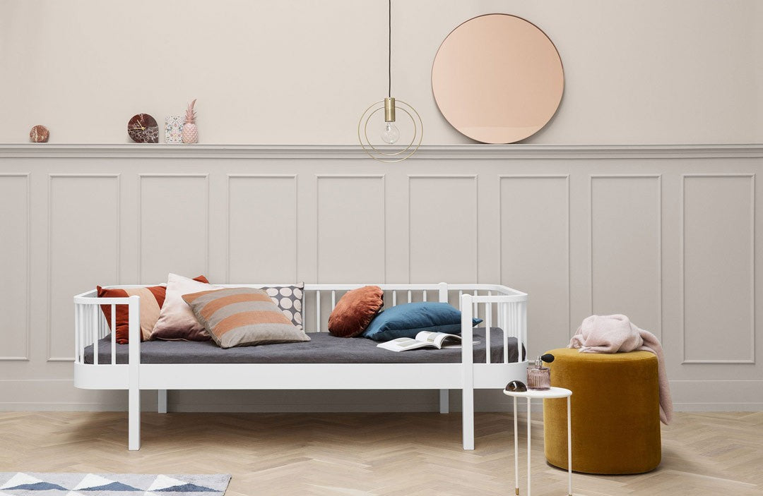 Cama Blanca De Día | Wood