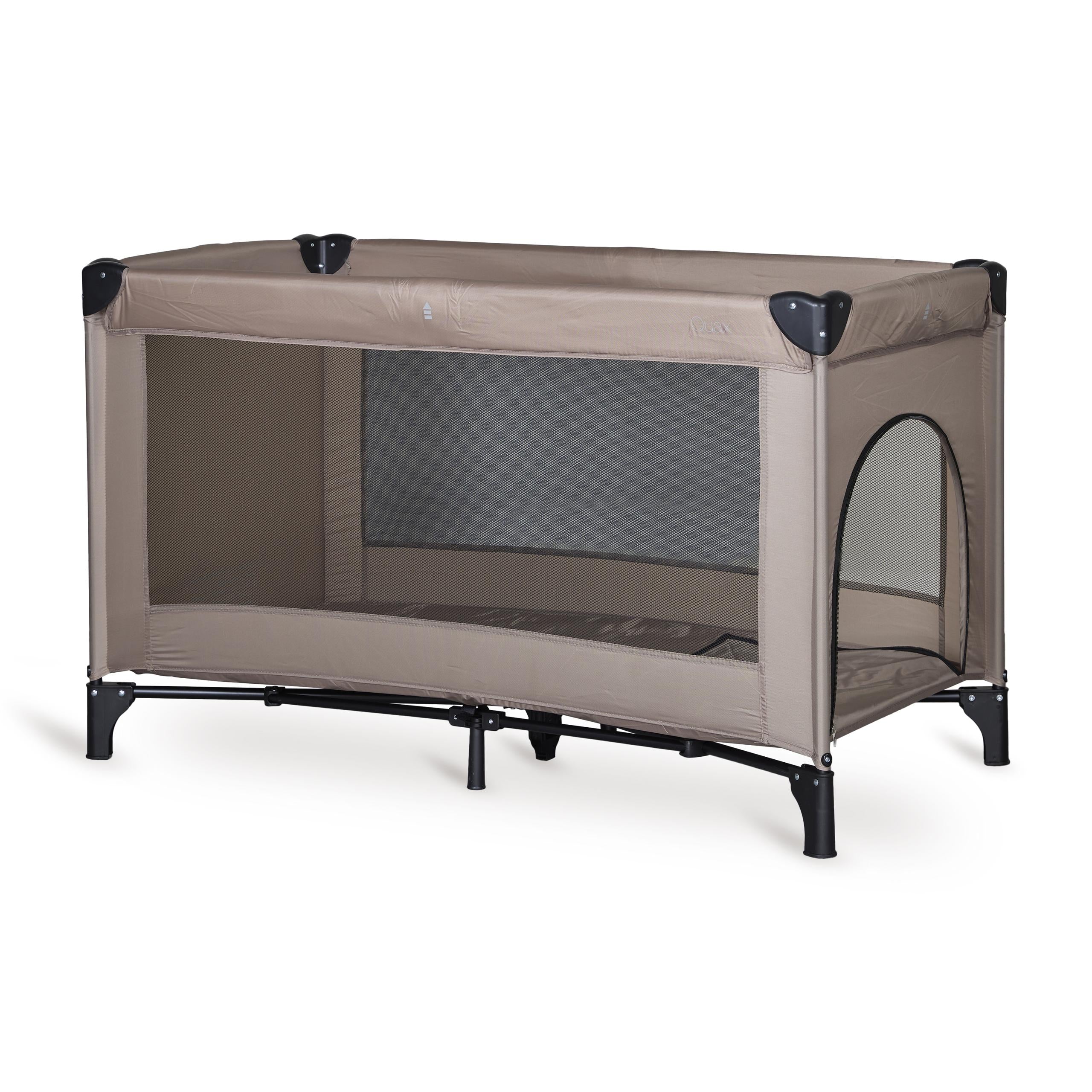 TRAVEL COT 120*60CM ZIPPER - BEIGE