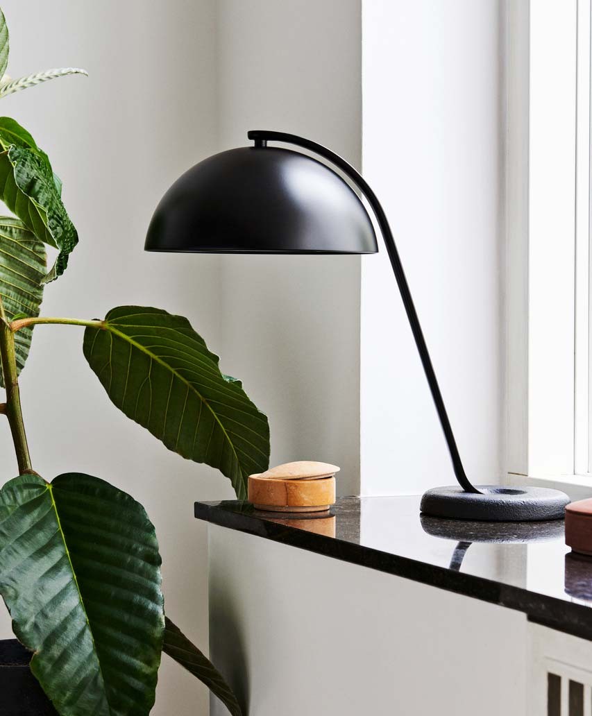 Lámpara de mesa Cloche Negro