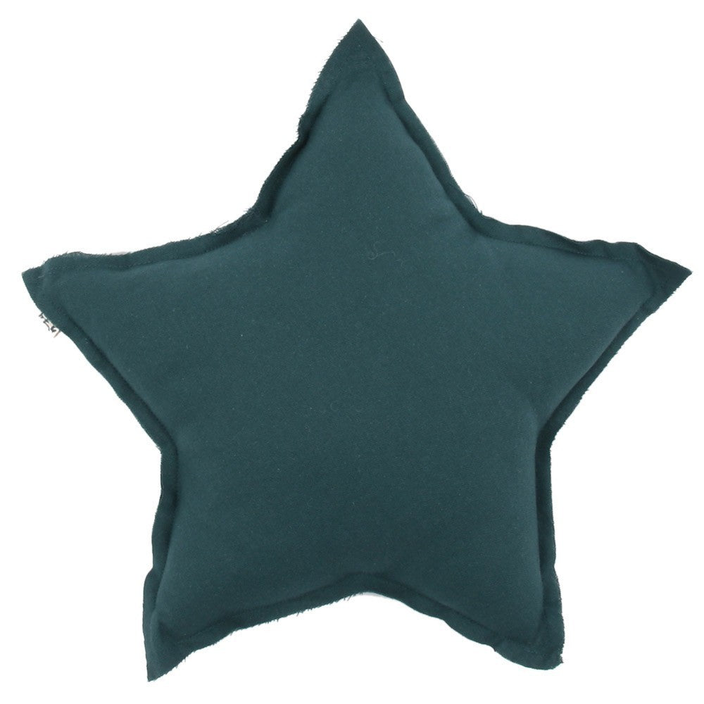 Coussin Étoile | Bleu sarcelle petit modèle