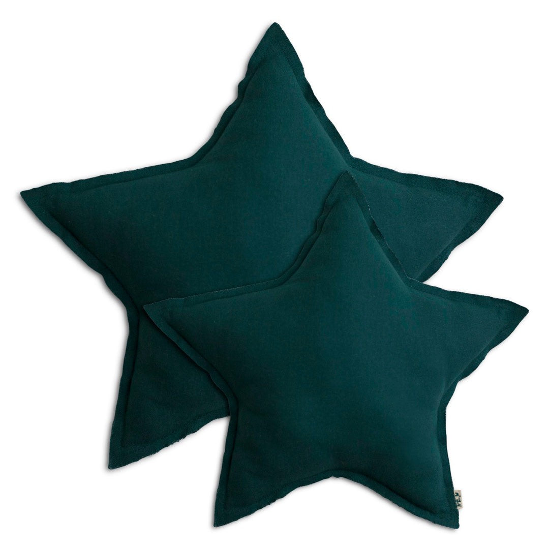Coussin Étoile | Bleu sarcelle petit modèle