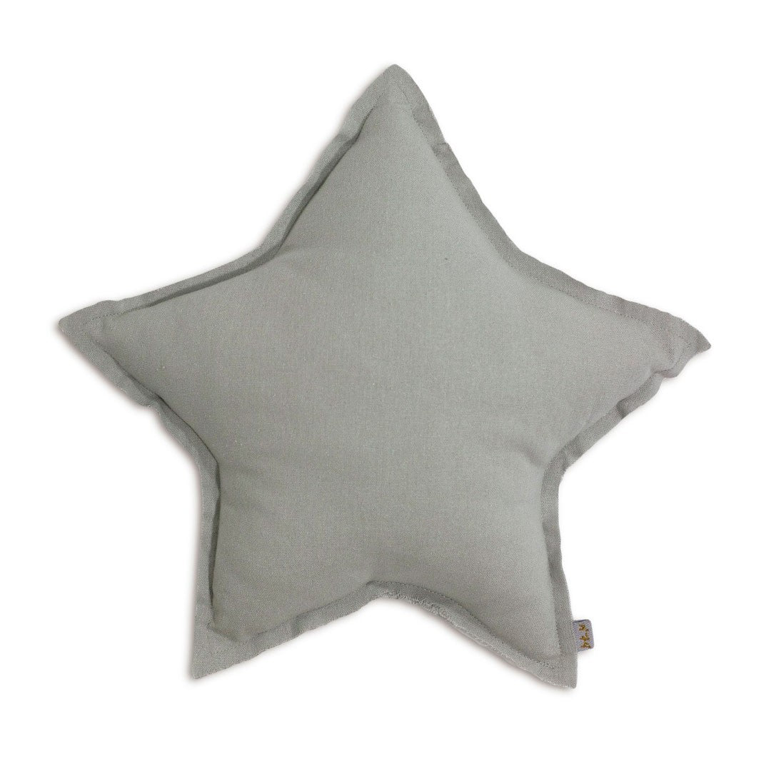 Coussin Étoile | Gris Argent MOYEN