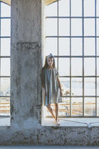 Clara girl's dress | White