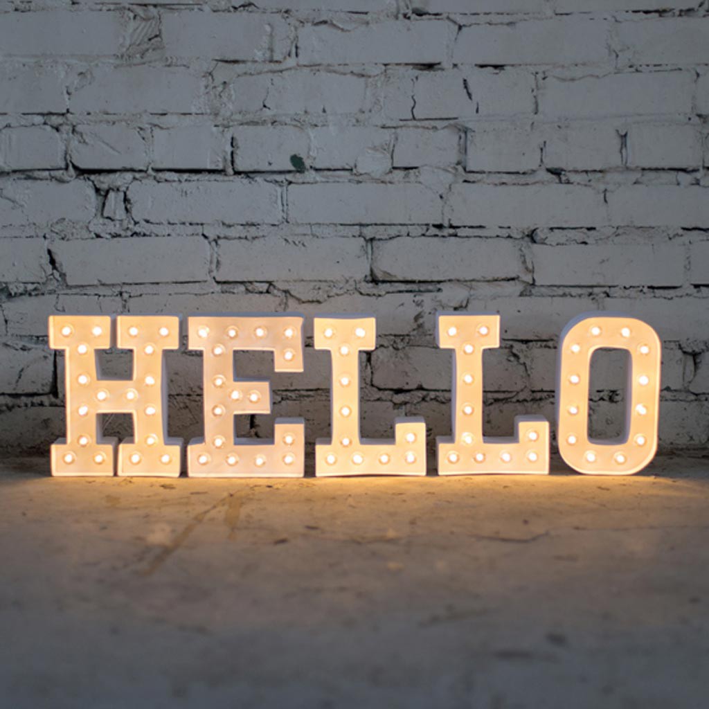 Letras con luz | Marquee Love