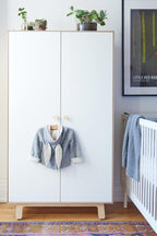 Armoire en bouleau/blanc | Merlin