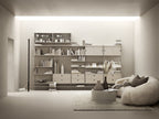 Vitrine beige 78x30cm