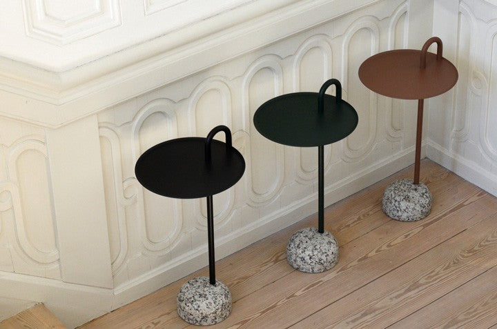 Bowler Side Table, Pale Brown