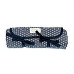 Travel Changing Mat | Sashiko Blue