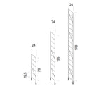 Soporte Lateral Suelo Acero Cromado 73cm Tria36