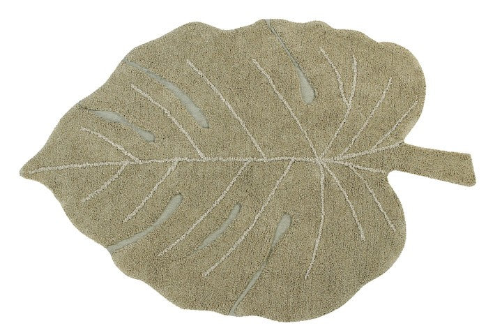 Alfombra Lavable | Monstera Olive