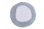 Puff Marshmallow Round Light Blue
