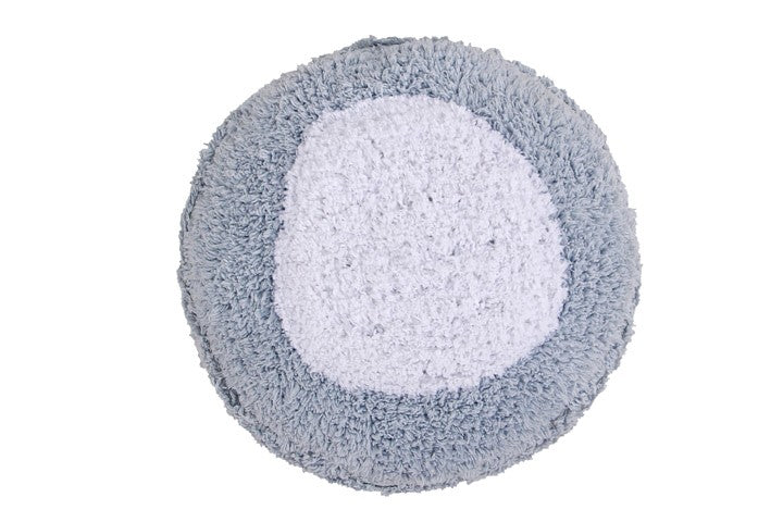 Puff Marshmallow Round Light Blue