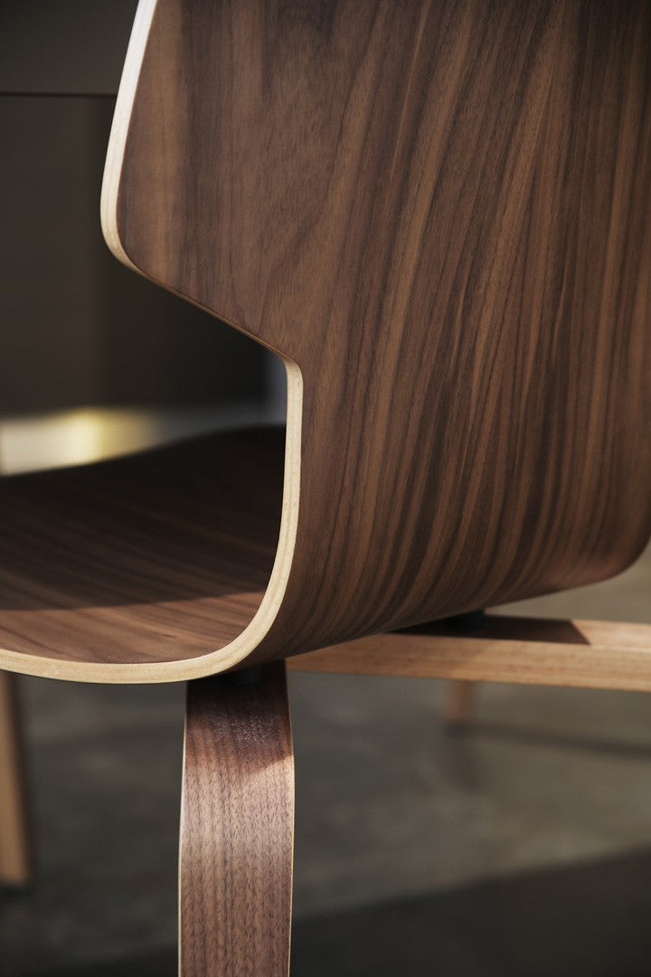 Silla Gràcia Wood Nogal