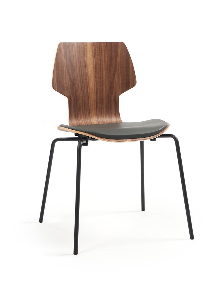 Silla Gràcia Metal Nogal