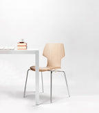 Silla Gràcia Metal Roble