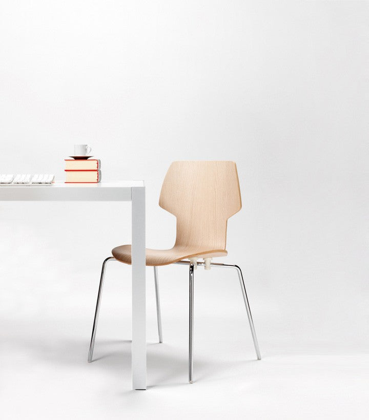 Silla Gràcia Metal Roble
