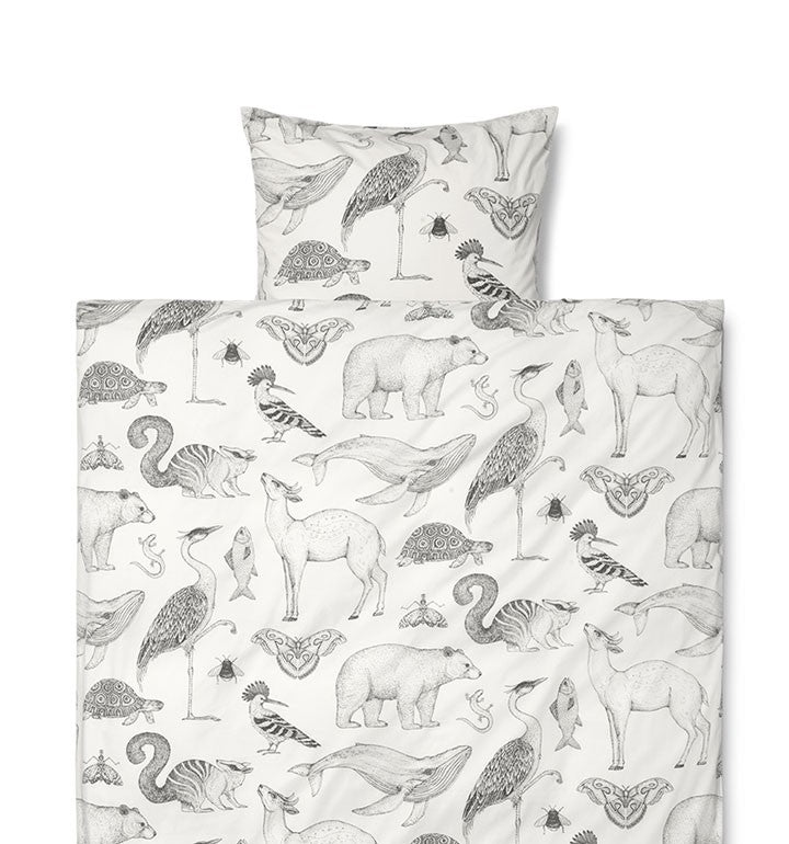 Funda nórdica babé | Animals Off White