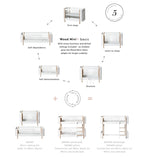 Cama Junior Blanca | Wood Mini+