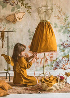 Basket + Doll Dress | Gold