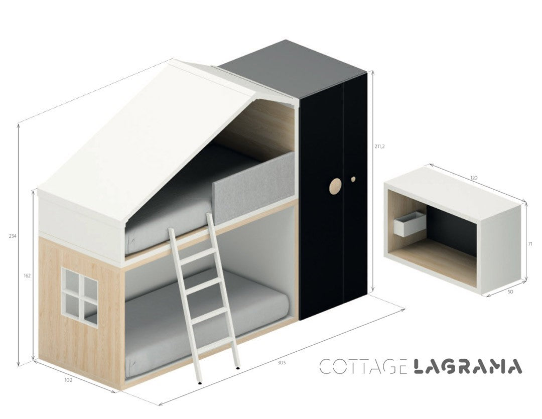 Cama juvenil Blanca 30
