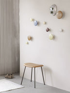 Colgador Dots Ø 9 Walnut de