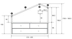 Cama Compacta | Cottage