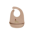 Babero | Silicona Leopard Rose 2u.