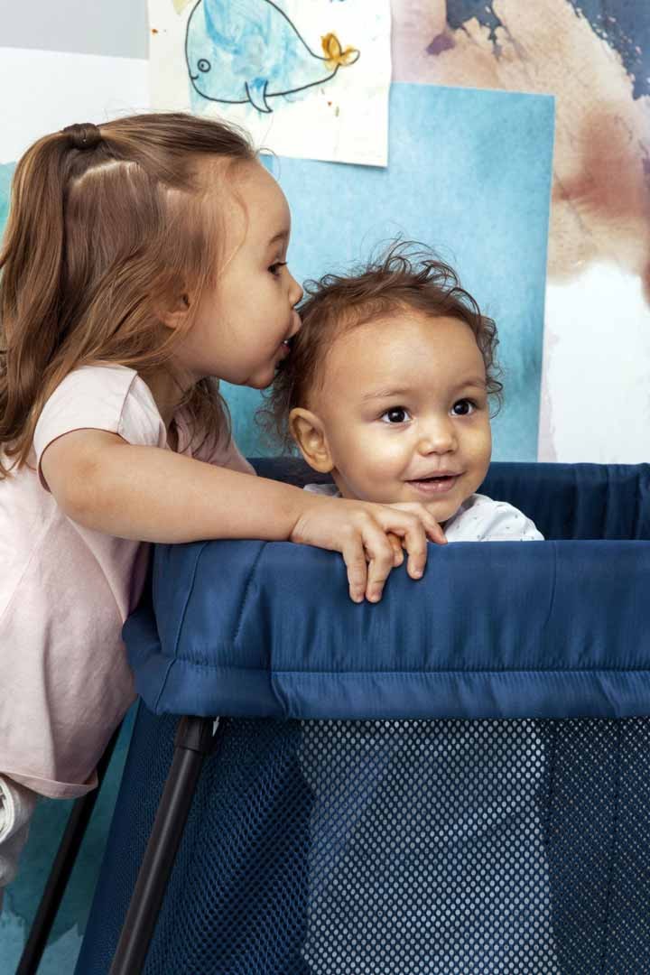 Cuna de viaje | Light Azul Oscuro BabyBjorn