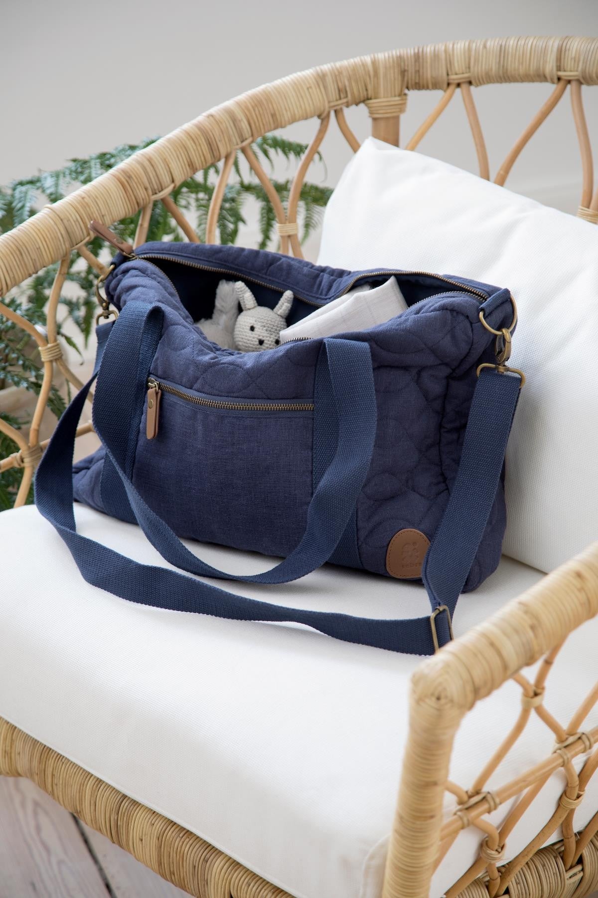 Bolsa De Maternidad| Pressed Leaves Rose