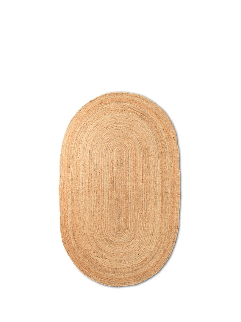 Eternal Rug | Oval Jute S Natural