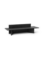Banco Oblique - Black Stained Ash