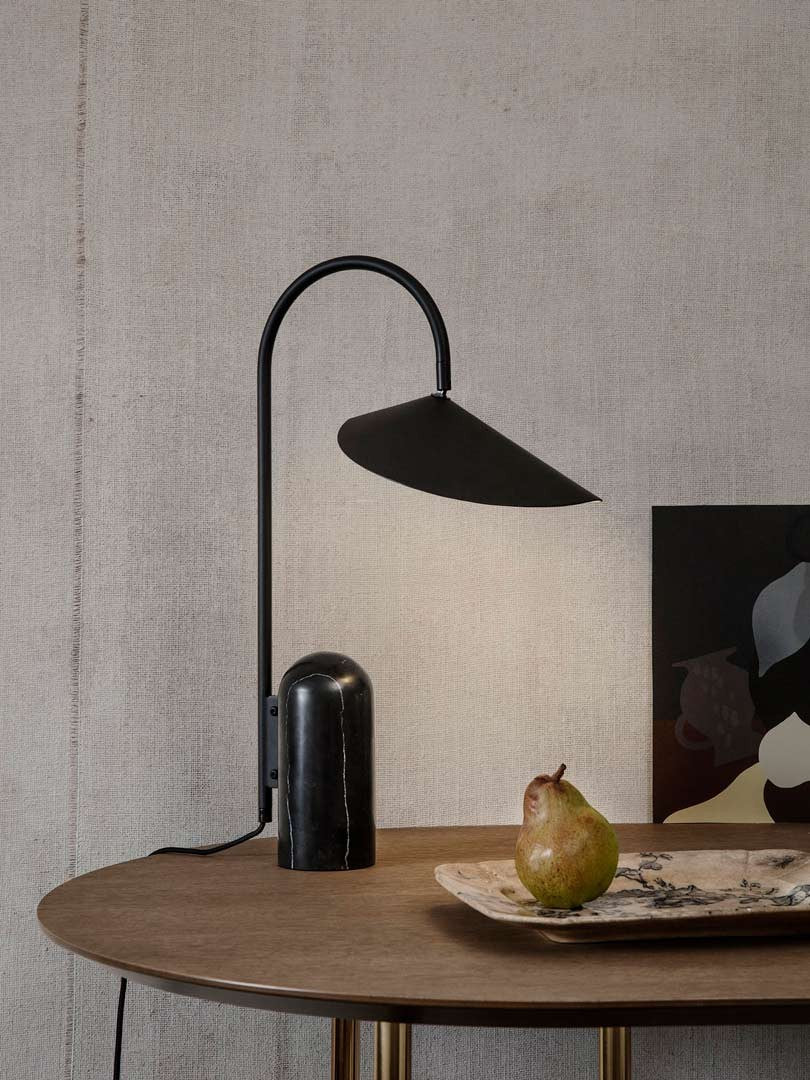 Lámpara Arum de mesa - Negro