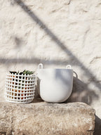 Cesta Ceramic Grande Blanco